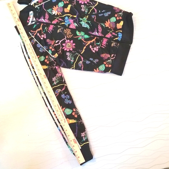ADIDAS x FARM RIO 2017 Ltd Ed Floral Zip TRACK JACKET *XS nwot & LEGGINGS SET *M - Picture 14 of 16